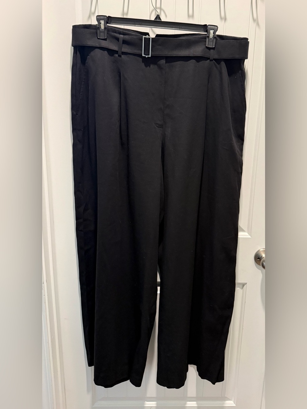 NWT Lafayette 148 NY Black Wide Leg Pants